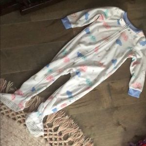 Girls Carters Feety Pajamas